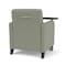 Lesro Siena Guest Chair W/ Swivel Tablet & Front Casters, 27 in W 29.5 in L 32.5 in H SN1101 - alternate 2
